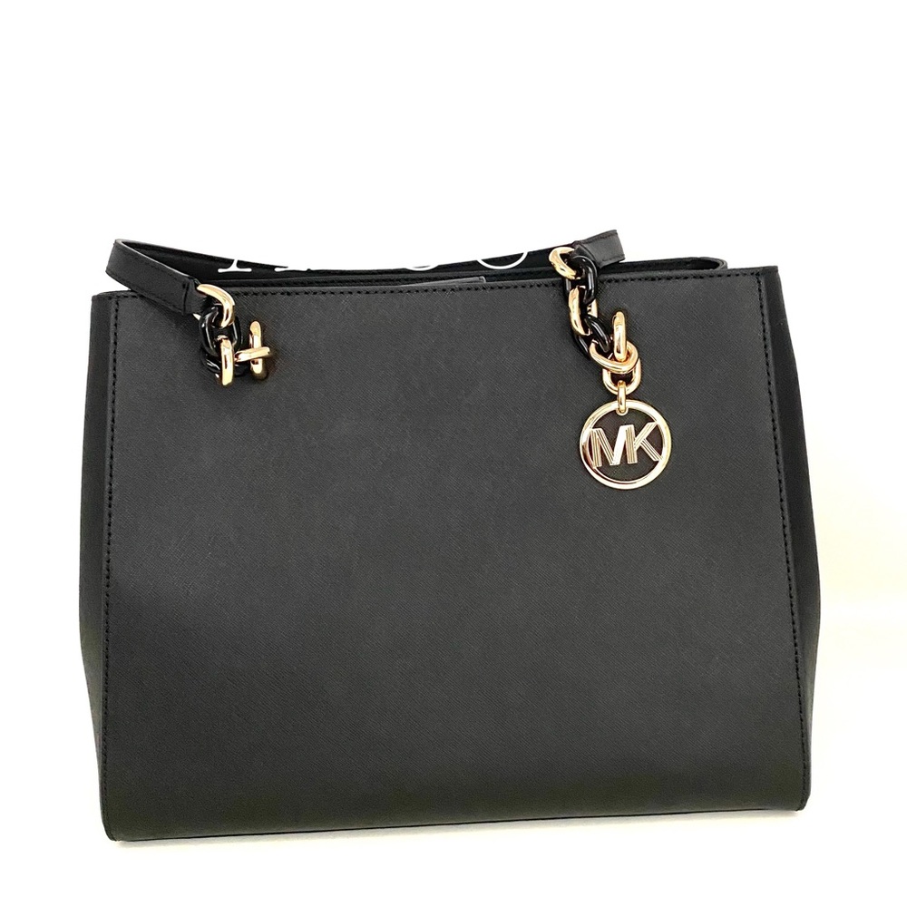 Michael Kors Sofia Tote Leather Black AUTHENTIC - Picture 7 of 13